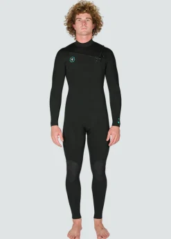 7 Seas 3-2 Full Chest Zip Wetsuit - with Jade Logos-Vissla Online