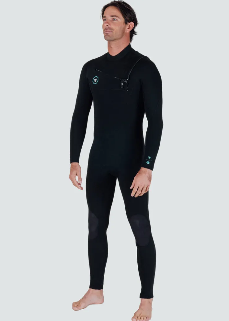7 Seas 4-3 Full Chest Zip Wetsuit - with Jade Logos-Vissla Sale
