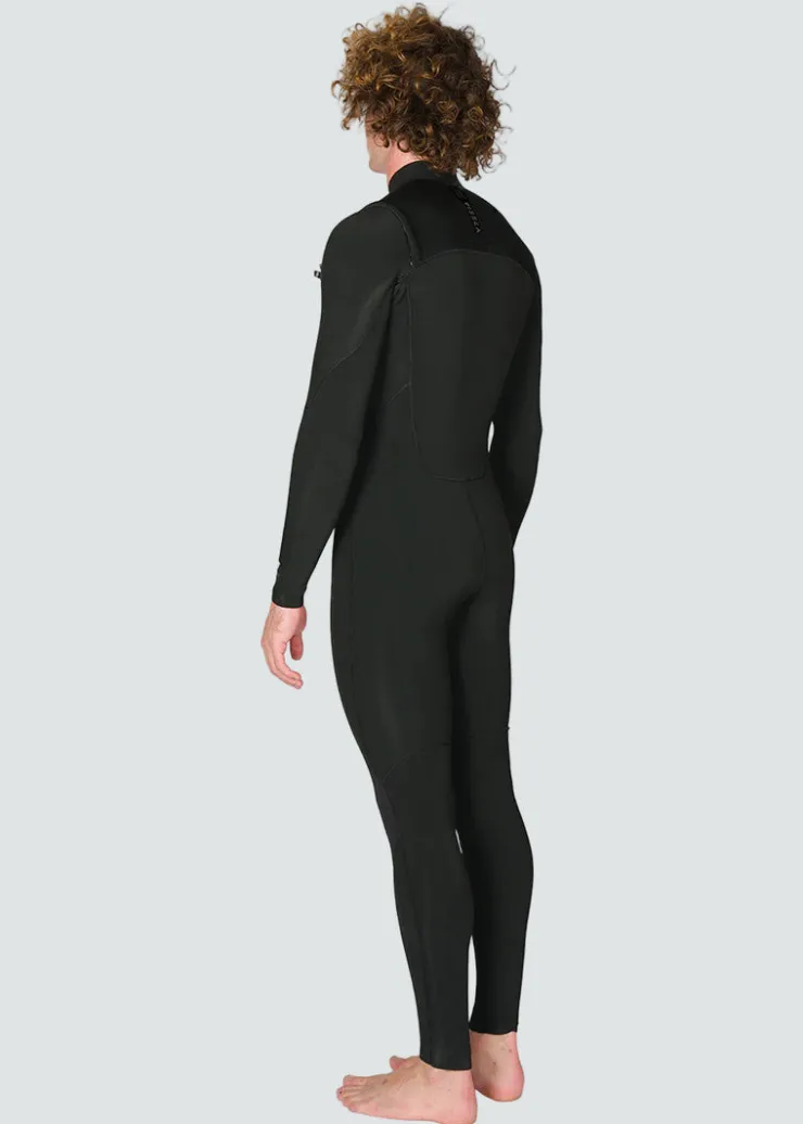 7 Seas 3-2 Full Chest Zip Wetsuit - Tonal Logos-Vissla Flash Sale