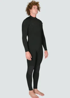 7 Seas 3-2 Full Chest Zip Wetsuit - Tonal Logos-Vissla Flash Sale