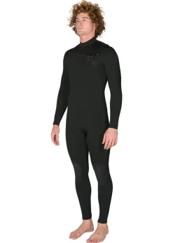 7 Seas 4-3 Full Chest Zip Wetsuit- No Logos-Vissla New