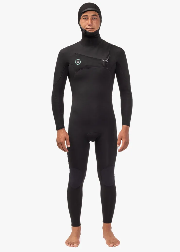 7 Seas 5-4-3 Full Hooded Chest Zip Wetsuit-Vissla Fashion