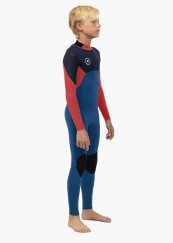 7 Seas Boys 4-3 Full Back Zip Wetsuit-Vissla Cheap