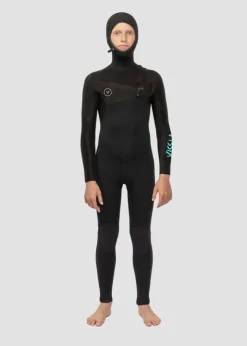 7 Seas Boys 5-4-3 Full Hooded Chest Zip Wetsuit-Vissla Outlet