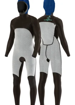 7 Seas Boys 5-4-3 Full Hooded Chest Zip Wetsuit-Vissla Outlet