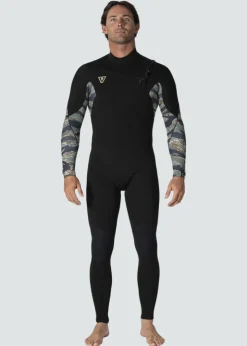 7 Seas Comp 4-3 Full Chest Zip Wetsuit-Vissla Store