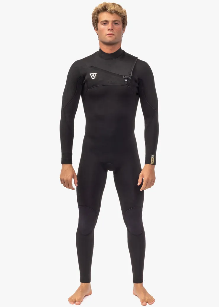 7 Seas Comp 4-3 Full Chest Zip Wetsuit-Vissla Store