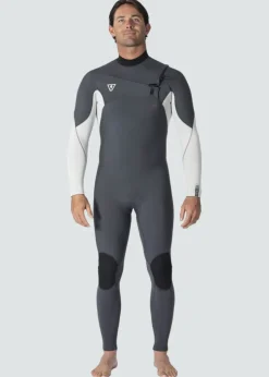 7 Seas Comp 4-3 Full Chest Zip Wetsuit-Vissla Flash Sale