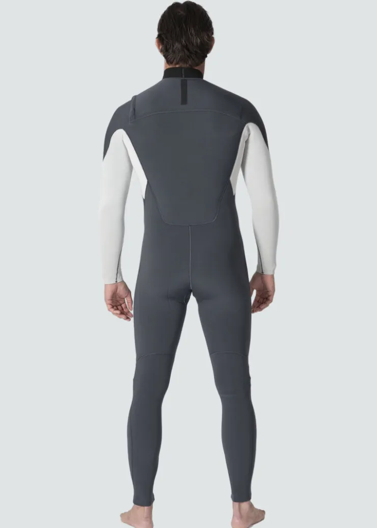 7 Seas Comp 4-3 Full Chest Zip Wetsuit-Vissla Flash Sale