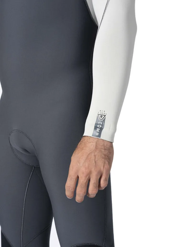 7 Seas Comp 4-3 Full Chest Zip Wetsuit-Vissla Flash Sale