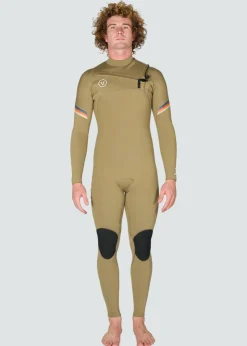 7 Seas Raditude 3-2 Full Chest Zip Wetsuit-Vissla Flash Sale