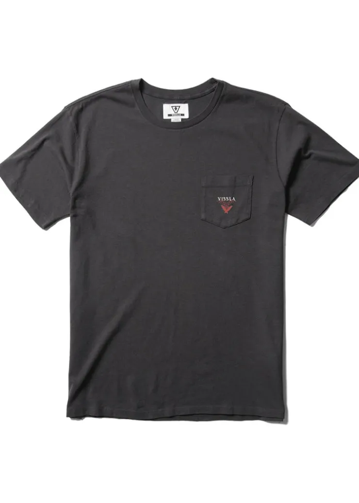 Bat Bandito Short Sleeve Pocket Tee-Vissla Fashion