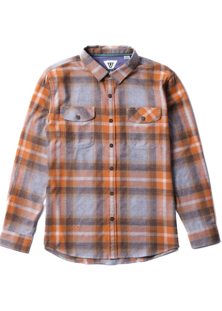 Central Coast Eco Boys Long Sleeve Flannel-Vissla Cheap