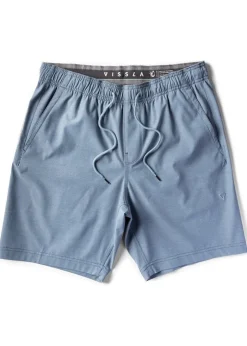 Hemp No See Ums Eco 18" Elastic Walkshort-Vissla Hot