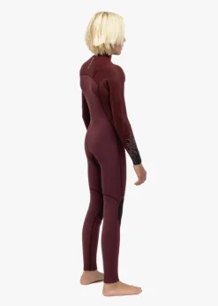 High Seas Boys Fire 3-2 Full Chest Zip Wetsuit-Vissla Hot