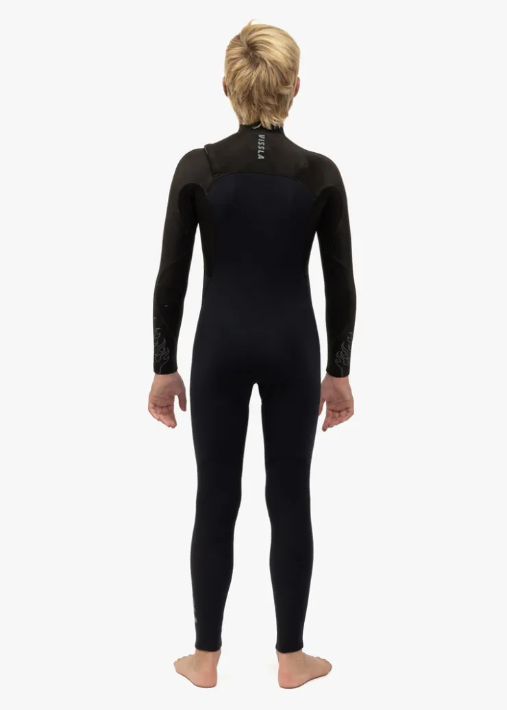 High Seas Boys Fire 3-2 Full Chest Zip Wetsuit-Vissla Online
