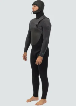 High Seas II 5-4 Full Hooded Chest Zip Wetsuit-Vissla Online