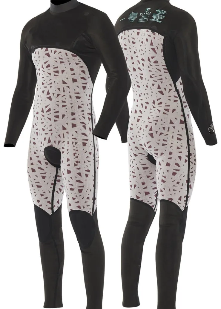 High Seas II 3-2 Full No Zip Wetsuit-Vissla Fashion