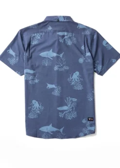 Mega Lab Hybrid Eco Boys Short Sleeve Shirt-Vissla Fashion