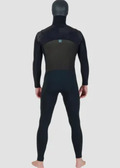 New Seas 5-4 Hooded U-Zip Wetsuit-Vissla Cheap