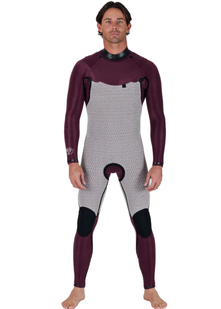 New Seas 4-3 U - Zip Wetsuit-Vissla New