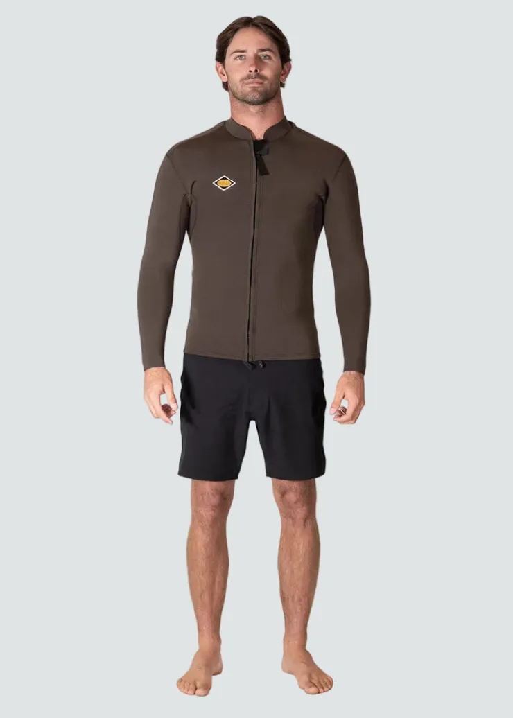 Solid Sets 2Mm Front Zip Wetsuit Jacket-Vissla Discount