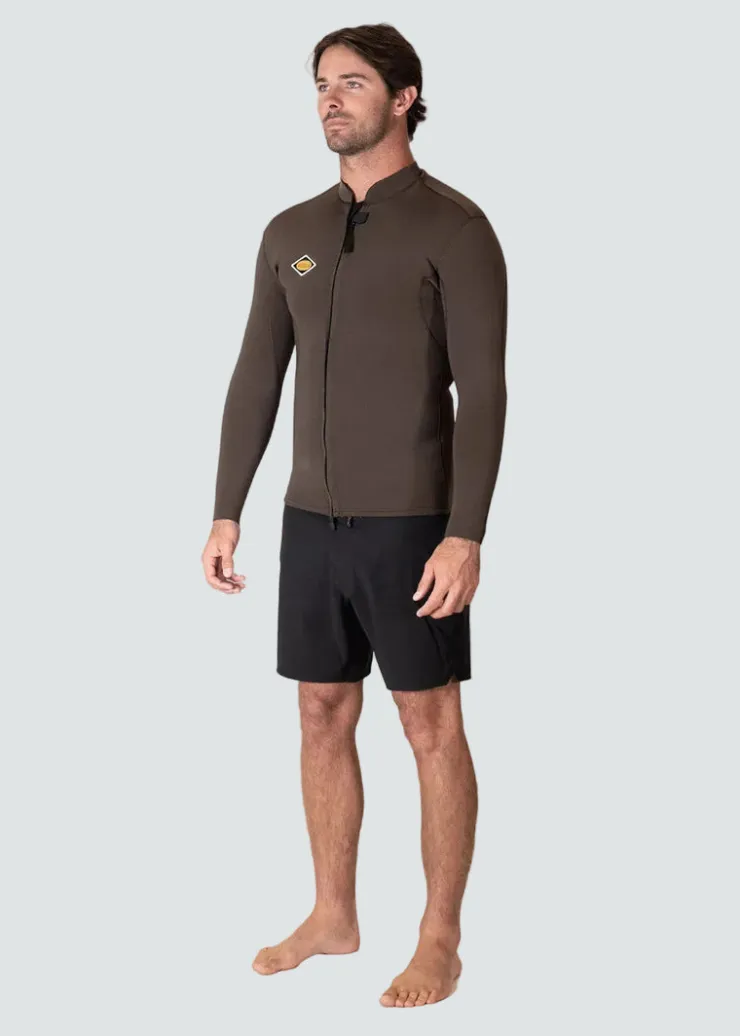 Solid Sets 2Mm Front Zip Wetsuit Jacket-Vissla Discount