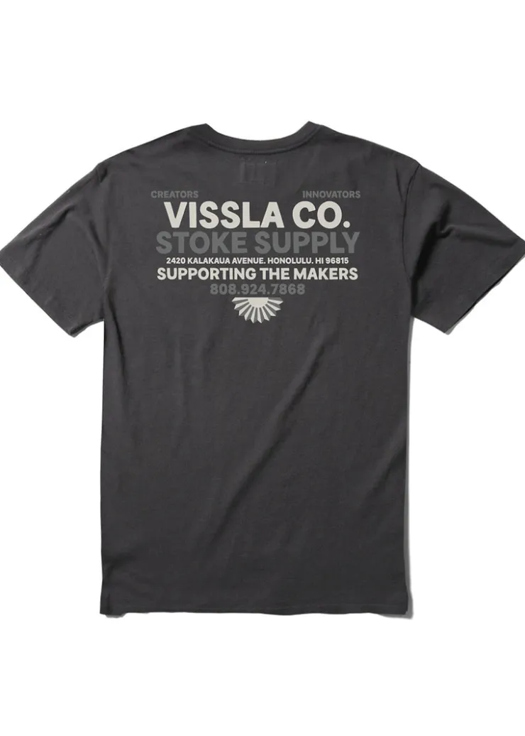 Stoke Supply Short Sleeve Pocket Tee-Vissla Outlet